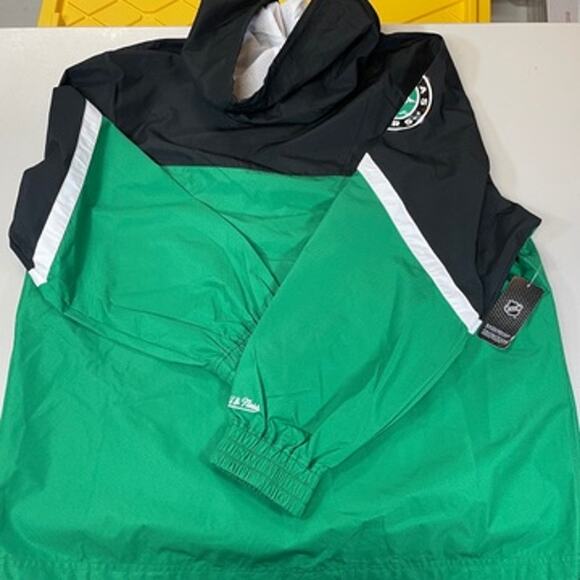 Dallas Stars Mitchell & Ness Quarter-Zip Windbreaker - Picture 2 of 2